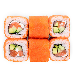 Калифорния с лососем Калифорния с лососем