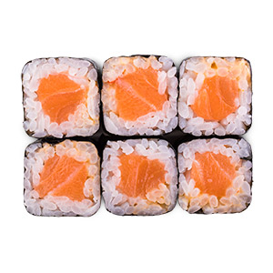 Спайс ролл с копченым лососем